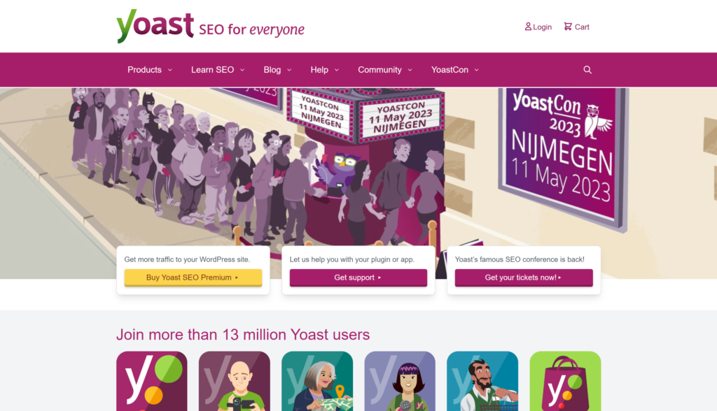 Yoast Home Page