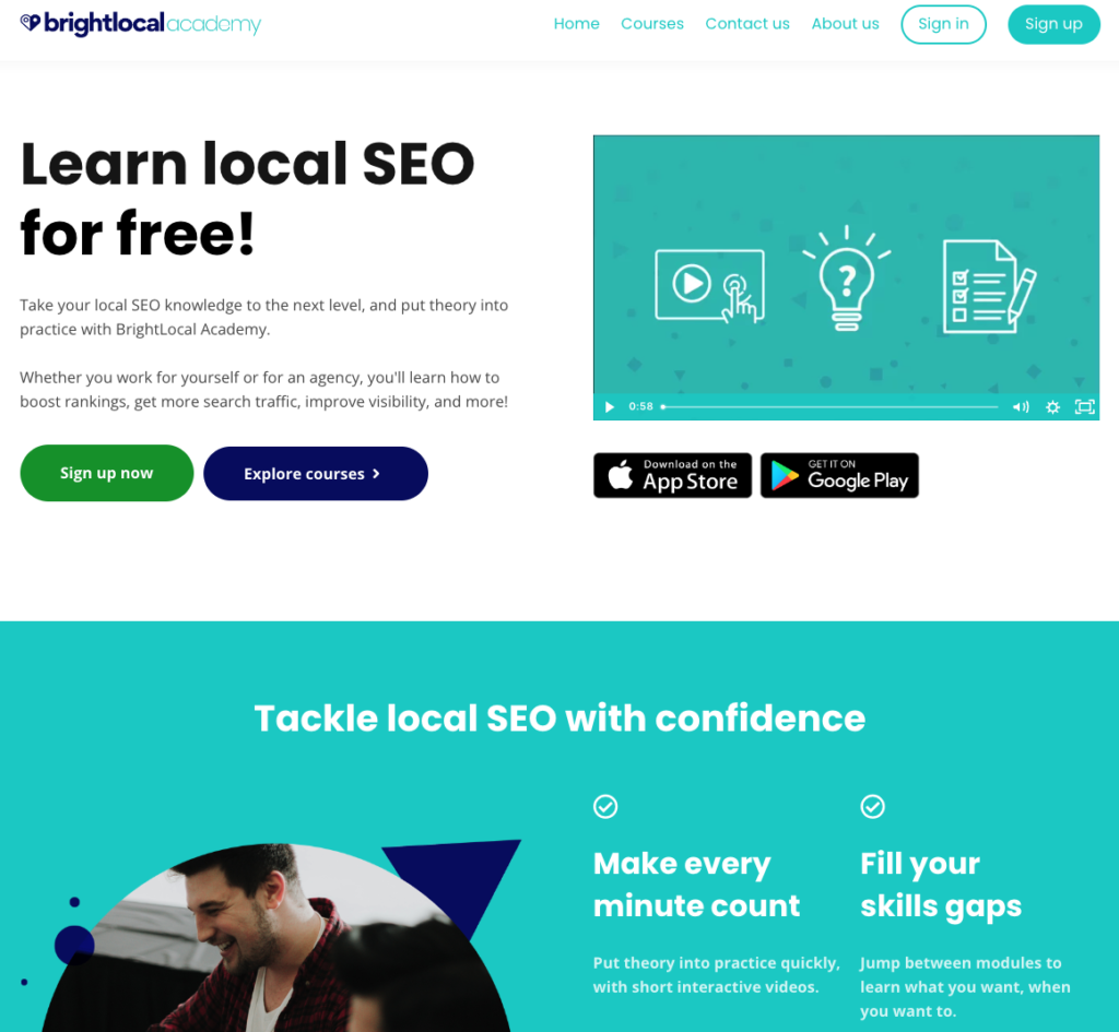 Brightlocal Academy SEO Courses