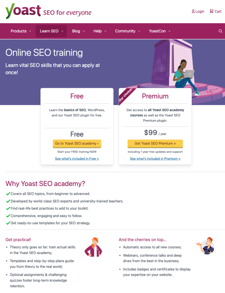 Yoast SEO Academy Courses