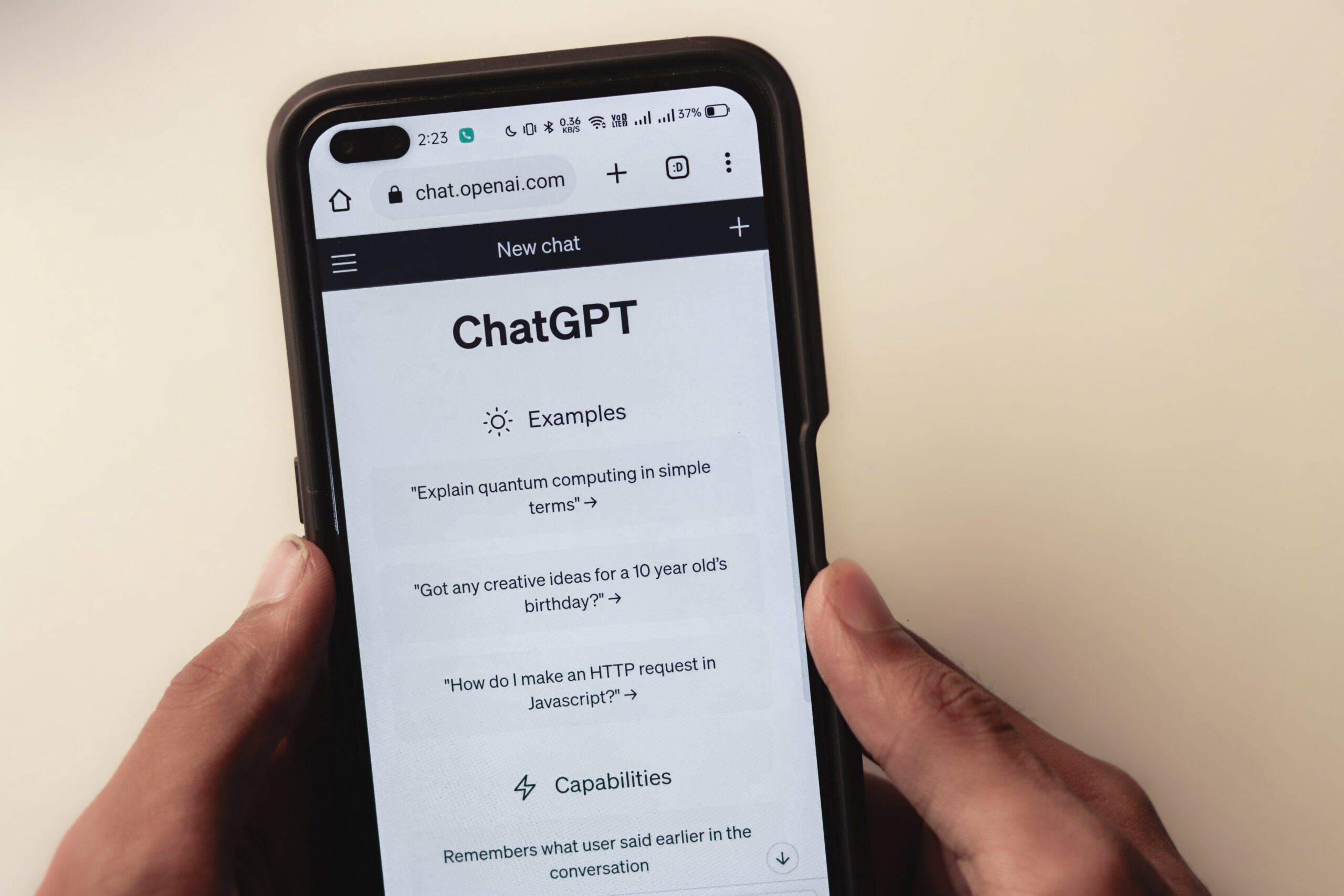 chatgpt app on the go