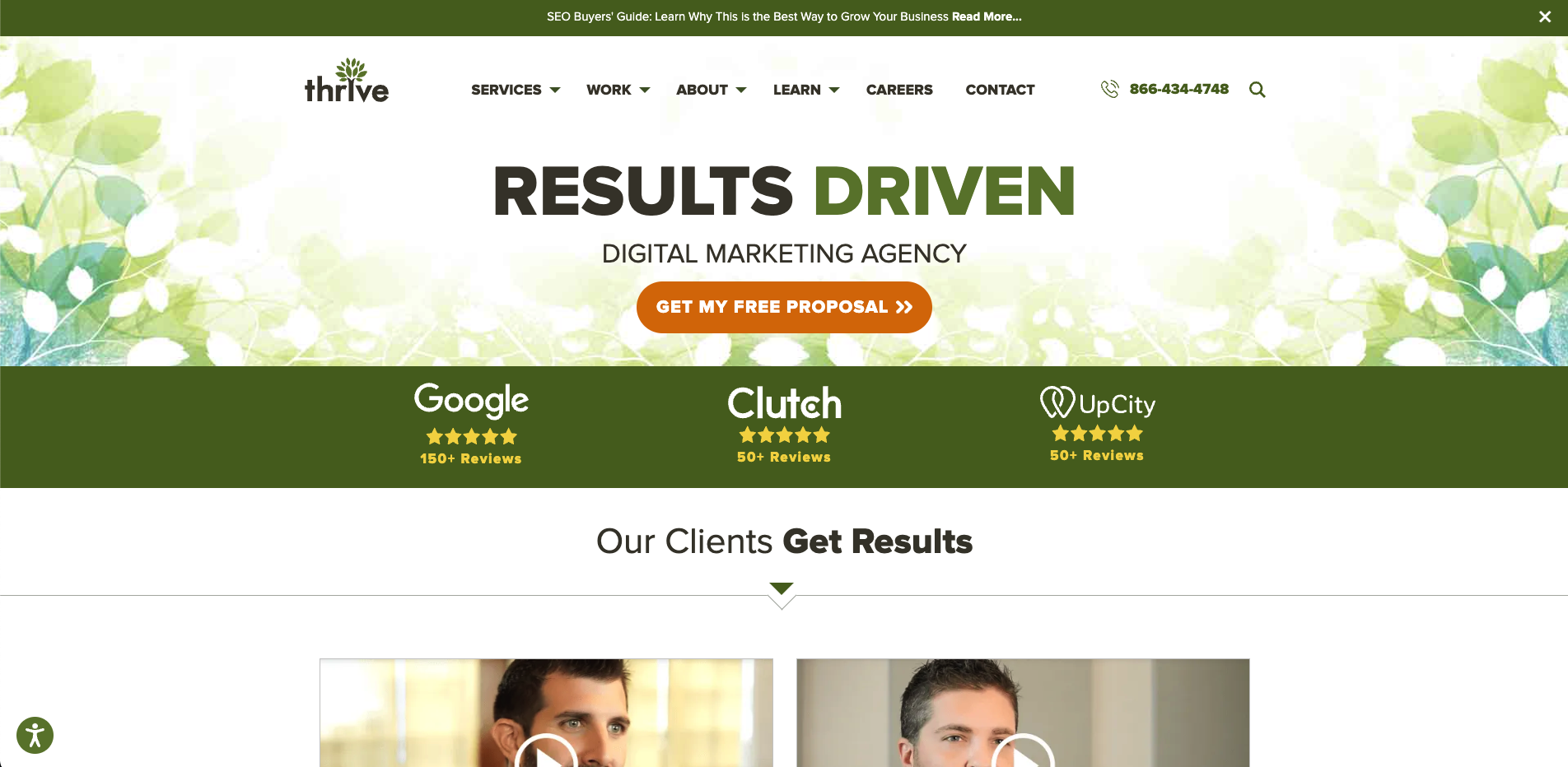 Thrive Banner