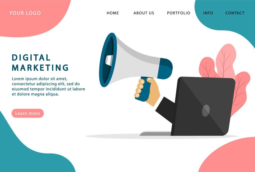 types of landing pages