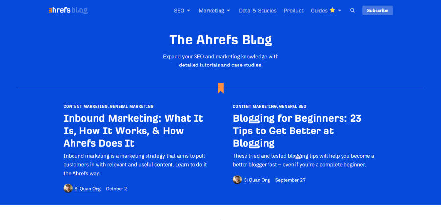 Ahrefs Blog