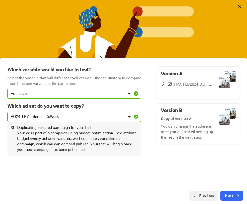 Facebook AB Testing Selecting Variables to Test Part 2