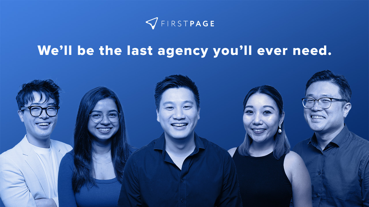First Page - the last agency you'll never need.