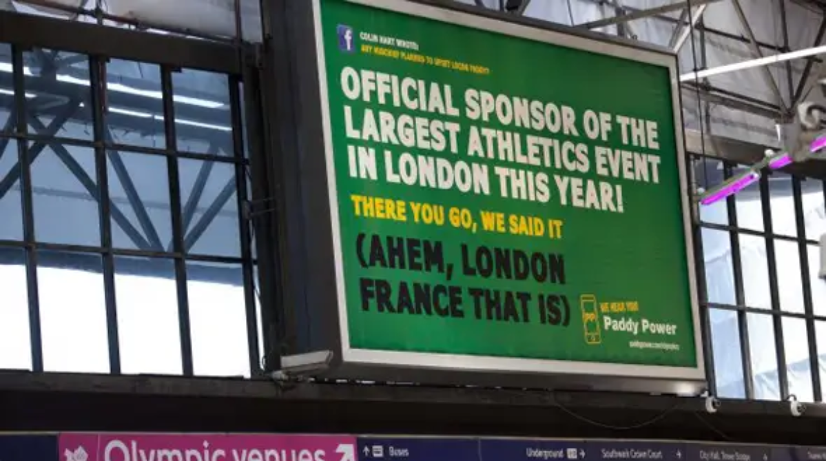 Paddy Power’s ambush marketing stunt