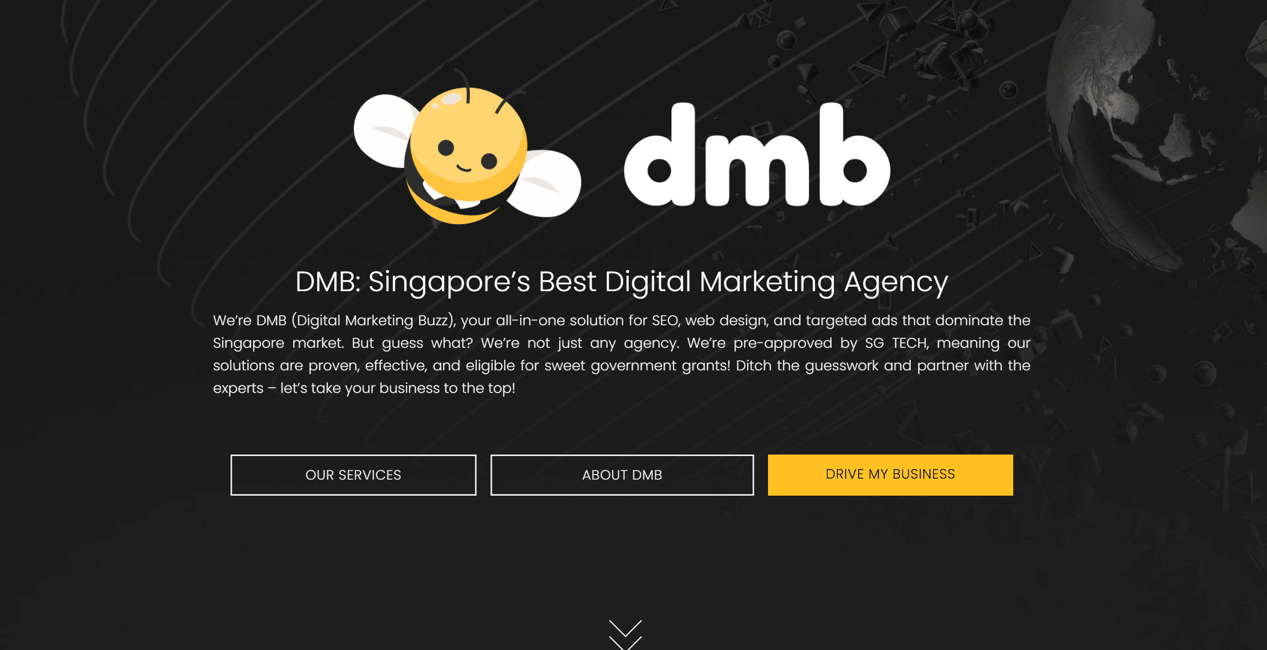 Digital Marketing Buzz homepage