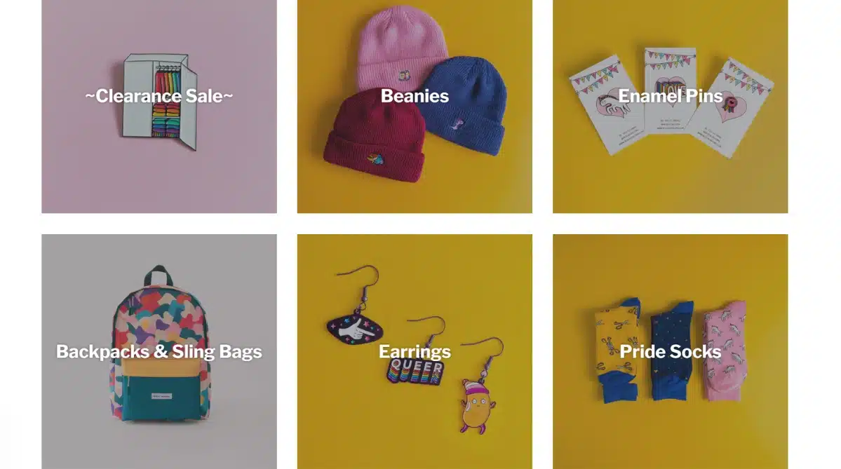 Heckin Unicorn product categories