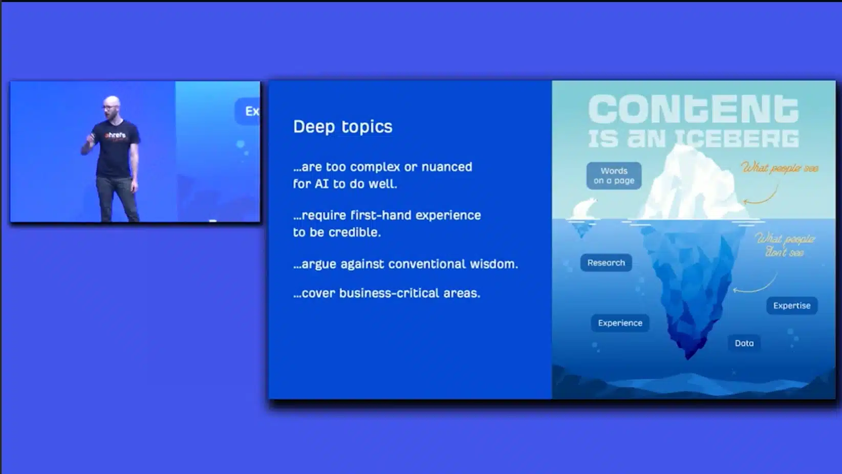 Ryan Law speaking on deep topics that require thought and first-hand experiences