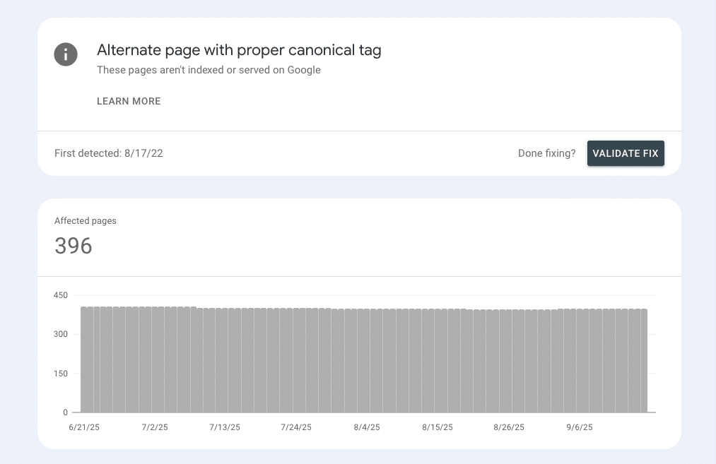 Alternate Page With Proper Canonical Tag: What It Means, Why It Happens, and How to Fix It