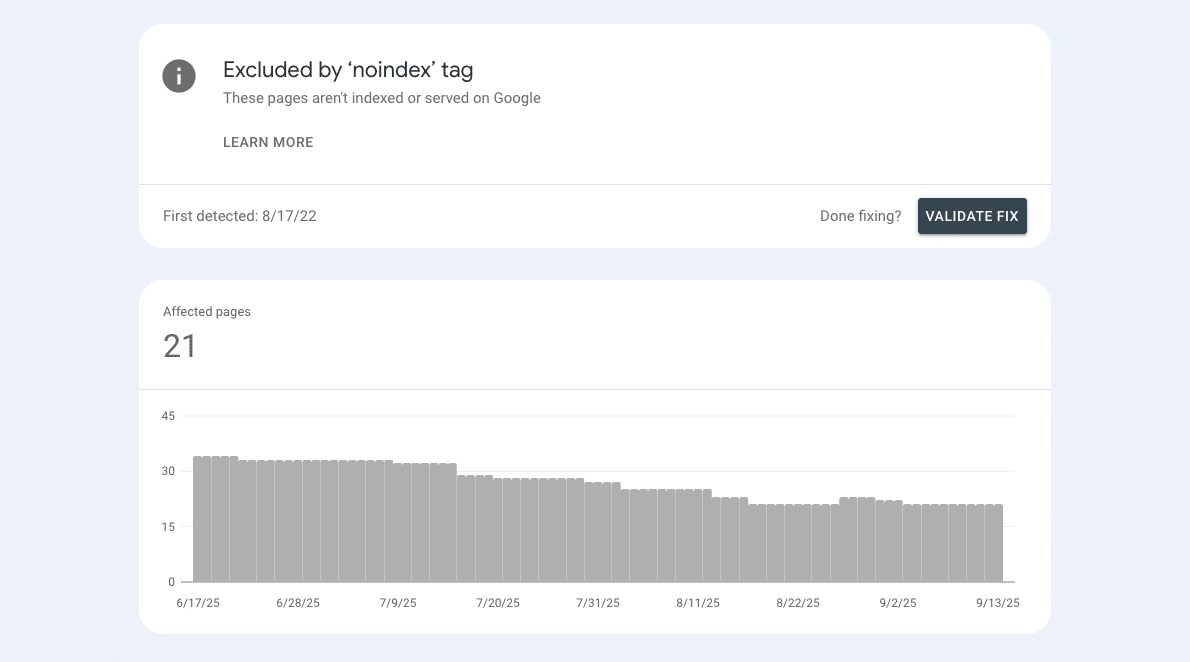 Excluded by ‘noindex’ tag:  What It Means, Why It Happens, and How to Fix It