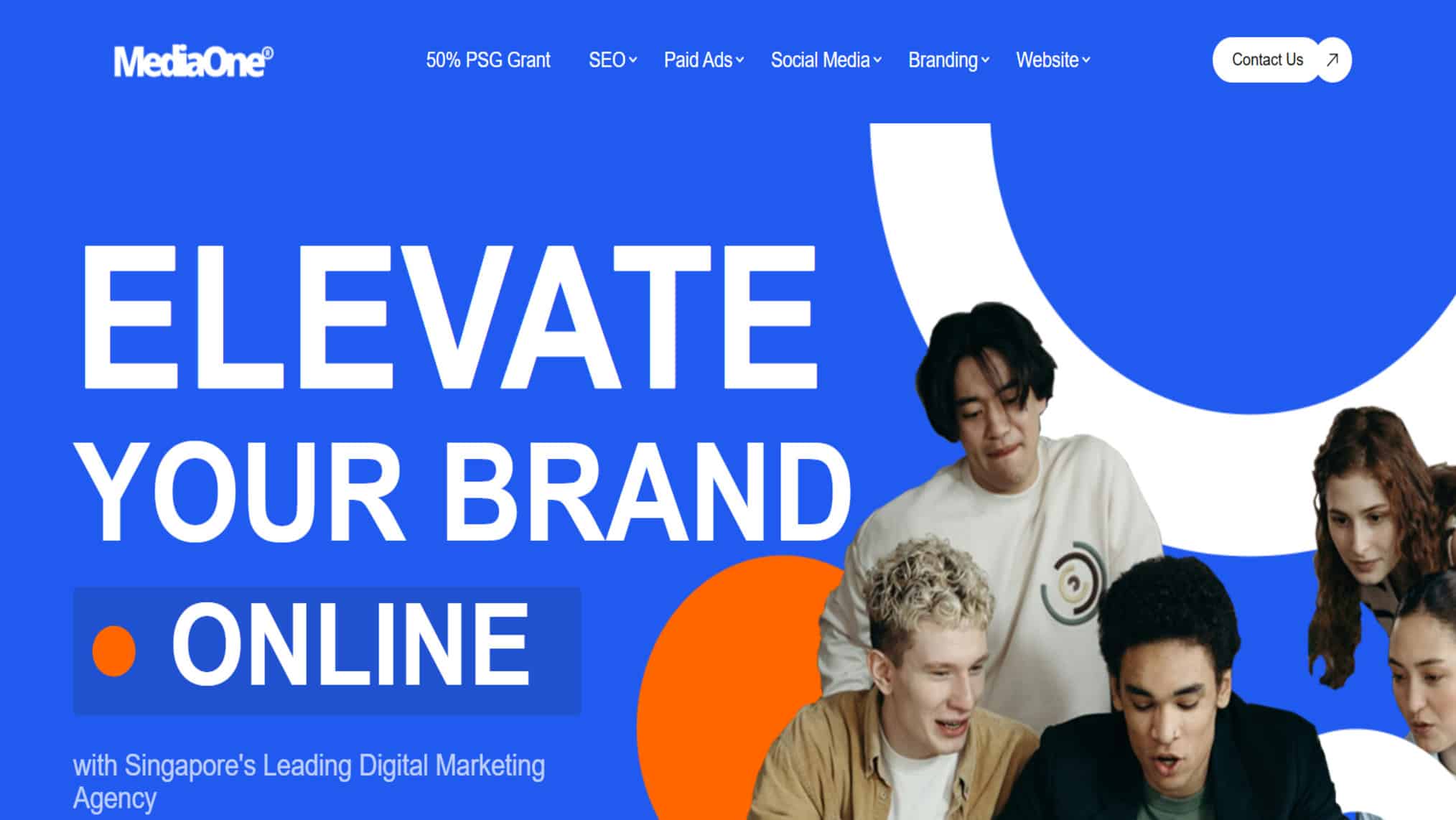 MediaOne’s homepage