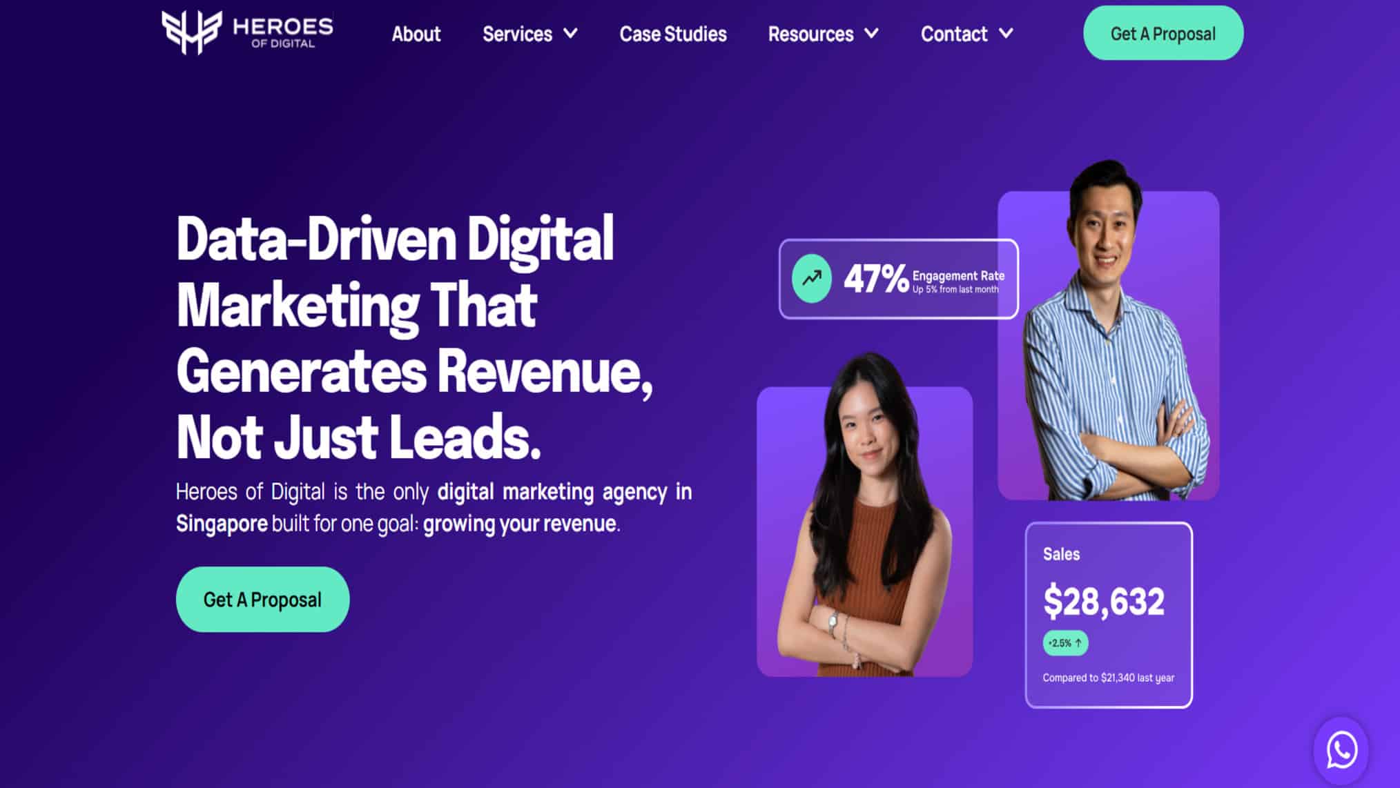 Roots Digital’s homepage