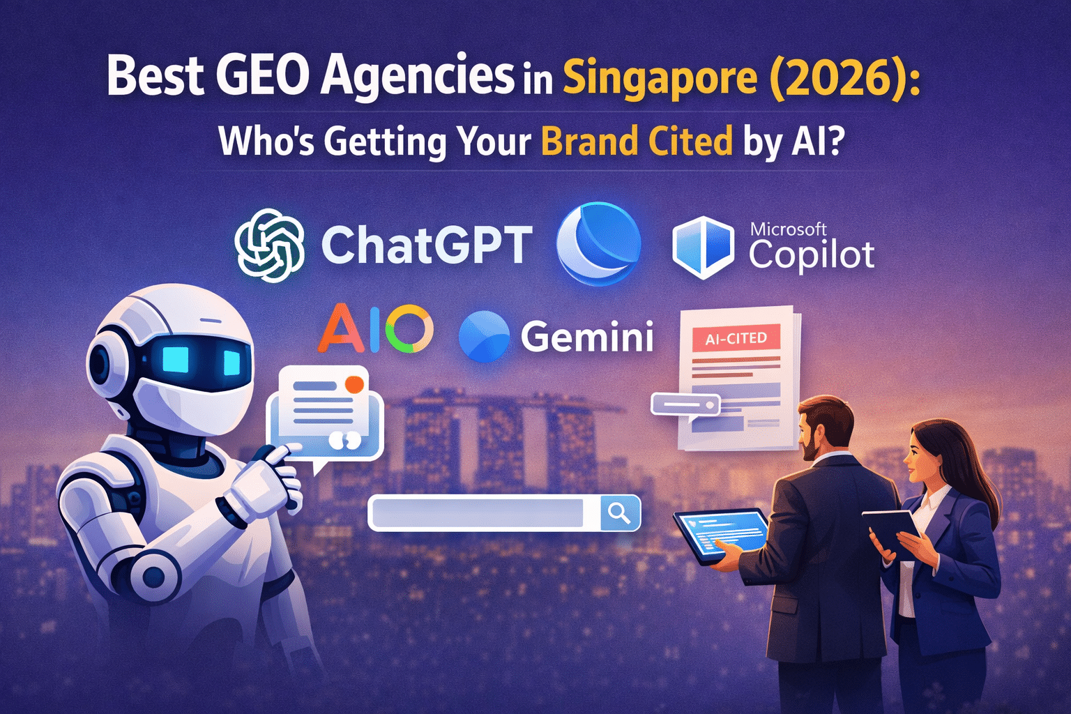 Best GEO Agencies in Singapore (2026): Who’s Getting Your Brand Cited by AI