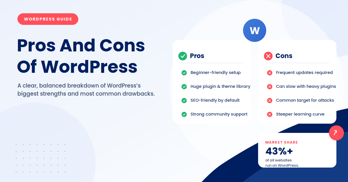 Pros & Cons of WordPress: Is it Still Good For SEO & More?