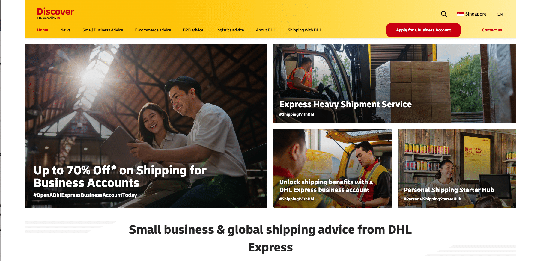 DHL Discover Banner