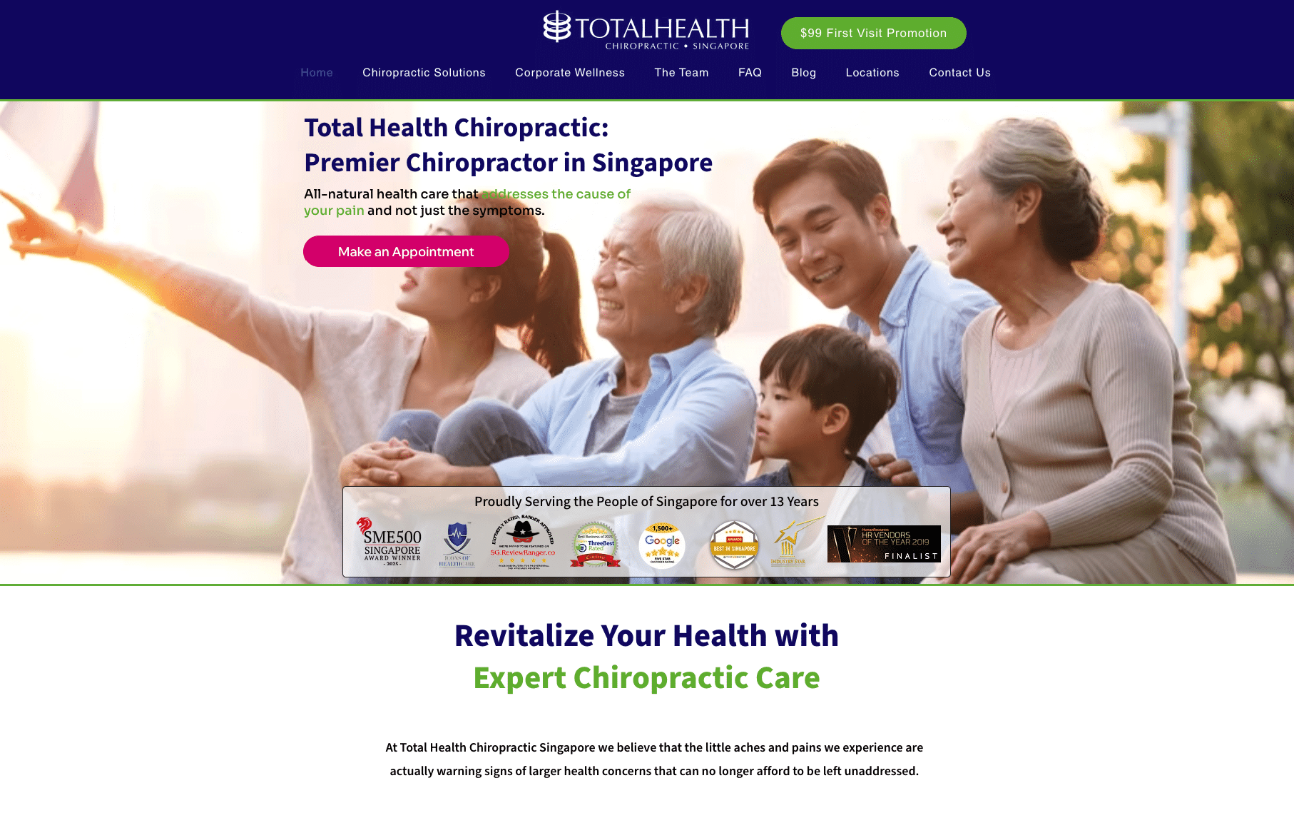 total health chiropractic banner