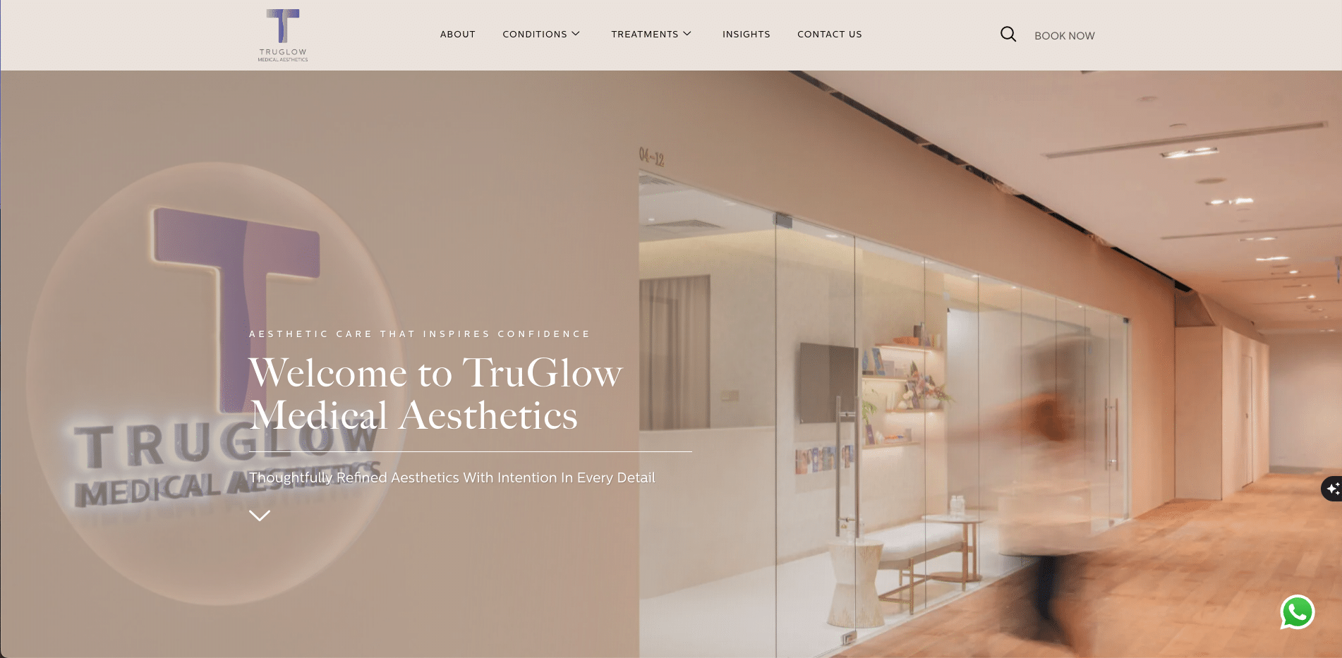 truglow medical aesthetics banner